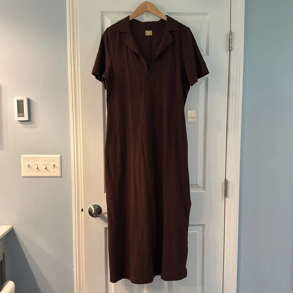 NWT Free People Mira Midi in Chocolate Torte, size XL - Picture 3 of 10